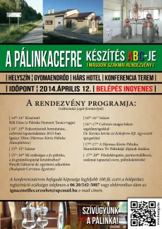 Pálinkacefre készítés ABC-je  pont 2 szakmai rendezvény