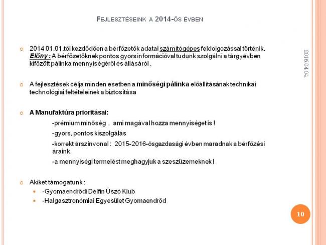 Szakmai Fórum , Körösladány