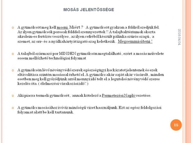 Szakmai Fórum , Körösladány