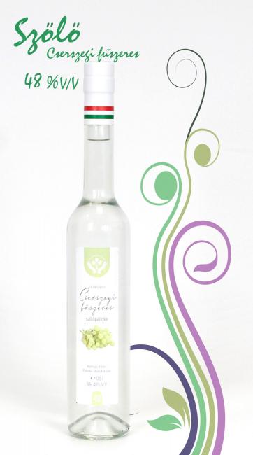 Kézműves Cserszegi Fűszeres szőlőpálinka