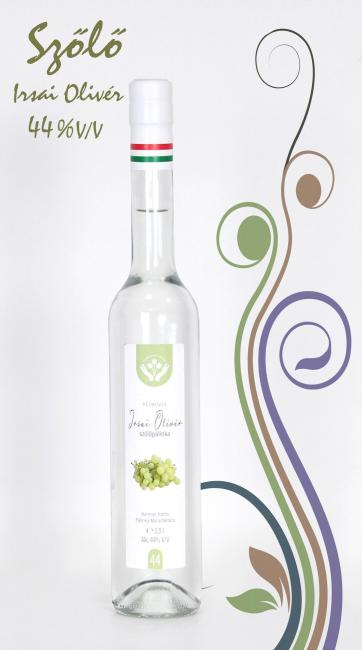 Kézműves Irsai Olivér szőlőpálinka