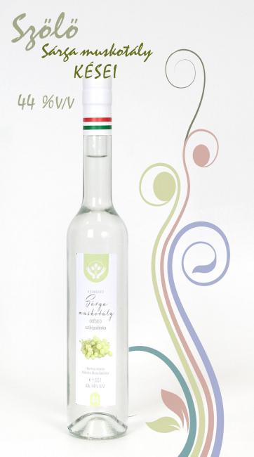Kézműves Sárga muskotály kései szőlőpálinka